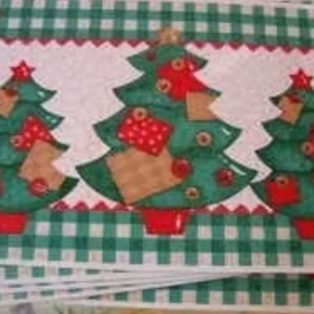 New Set of 6 Vinyl Christmas Holiday Placemats